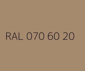 Spalva RAL 070 60 20 