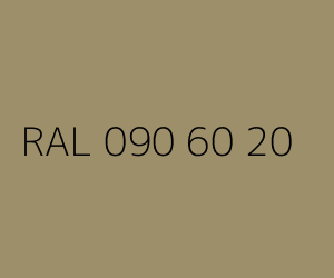 Spalva RAL 090 60 20 