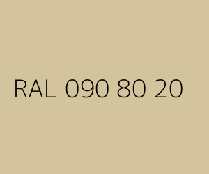 Spalva RAL 090 80 20 