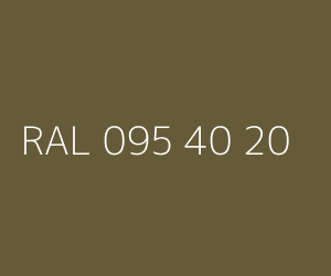 Spalva RAL 095 40 20 