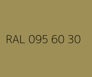 Spalva RAL 095 60 30 