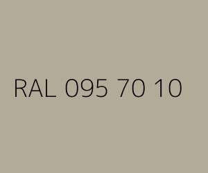 Spalva RAL 095 70 10 