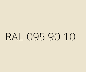 Spalva RAL 095 90 10 