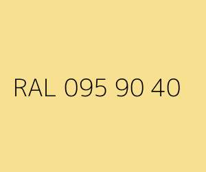 Spalva RAL 095 90 40 
