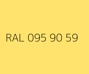 Spalva RAL 095 90 59 