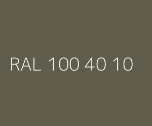 Spalva RAL 100 40 10 
