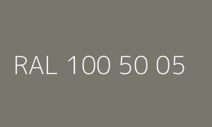 Spalva RAL 100 50 05