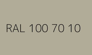 Spalva RAL 100 70 10