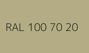 Spalva RAL 100 70 20