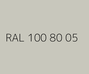 Spalva RAL 100 80 05 