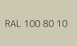 Spalva RAL 100 80 10