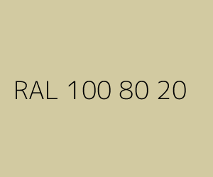 Spalva RAL 100 80 20 
