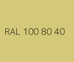 Spalva RAL 100 80 40 