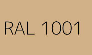 Spalva RAL 1001