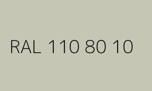 Spalva RAL 110 80 10