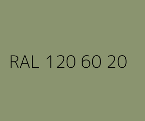 Spalva RAL 120 60 20 