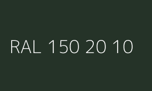 Spalva RAL 150 20 10