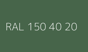 Spalva RAL 150 40 20