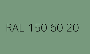 Spalva RAL 150 60 20