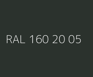 Spalva RAL 160 20 05 