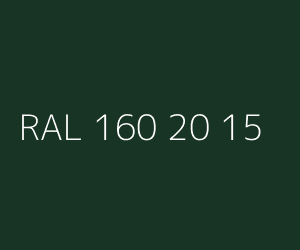 Spalva RAL 160 20 15 