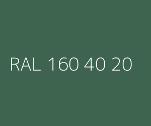 Spalva RAL 160 40 20 