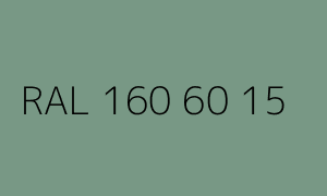 Spalva RAL 160 60 15