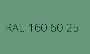 Spalva RAL 160 60 25