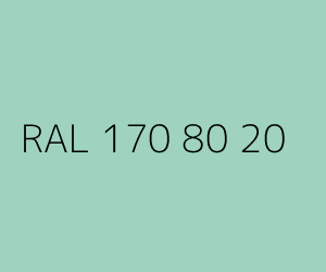 Spalva RAL 170 80 20 