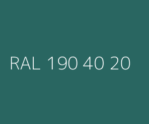 Spalva RAL 190 40 20 