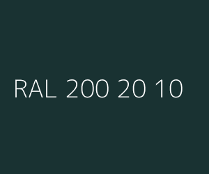 Spalva RAL 200 20 10 
