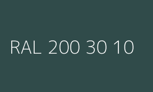 Spalva RAL 200 30 10