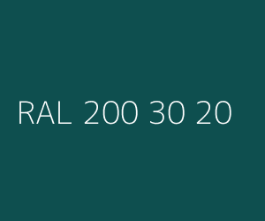 Spalva RAL 200 30 20 
