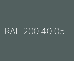 Spalva RAL 200 40 05 