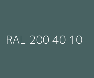 Spalva RAL 200 40 10 
