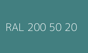 Spalva RAL 200 50 20
