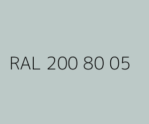 Spalva RAL 200 80 05 