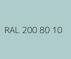 Spalva RAL 200 80 10 