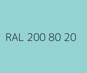Spalva RAL 200 80 20 