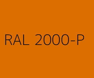 Spalva RAL 2000-P YELLOW ORANGE