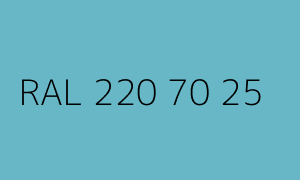 Spalva RAL 220 70 25
