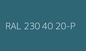 Spalva RAL 230 40 20-P