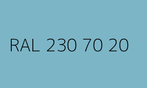 Spalva RAL 230 70 20