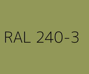 Spalva RAL 240-3 