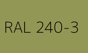 Spalva RAL 240-3
