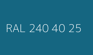Spalva RAL 240 40 25