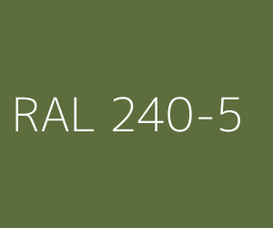 Spalva RAL 240-5 