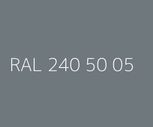 Spalva RAL 240 50 05 