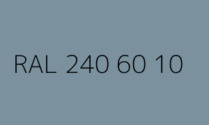 Spalva RAL 240 60 10