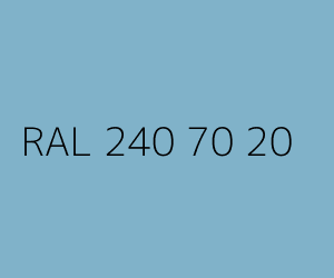 Spalva RAL 240 70 20 
